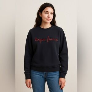 Lingua Franca Sweatshirt, nwt.